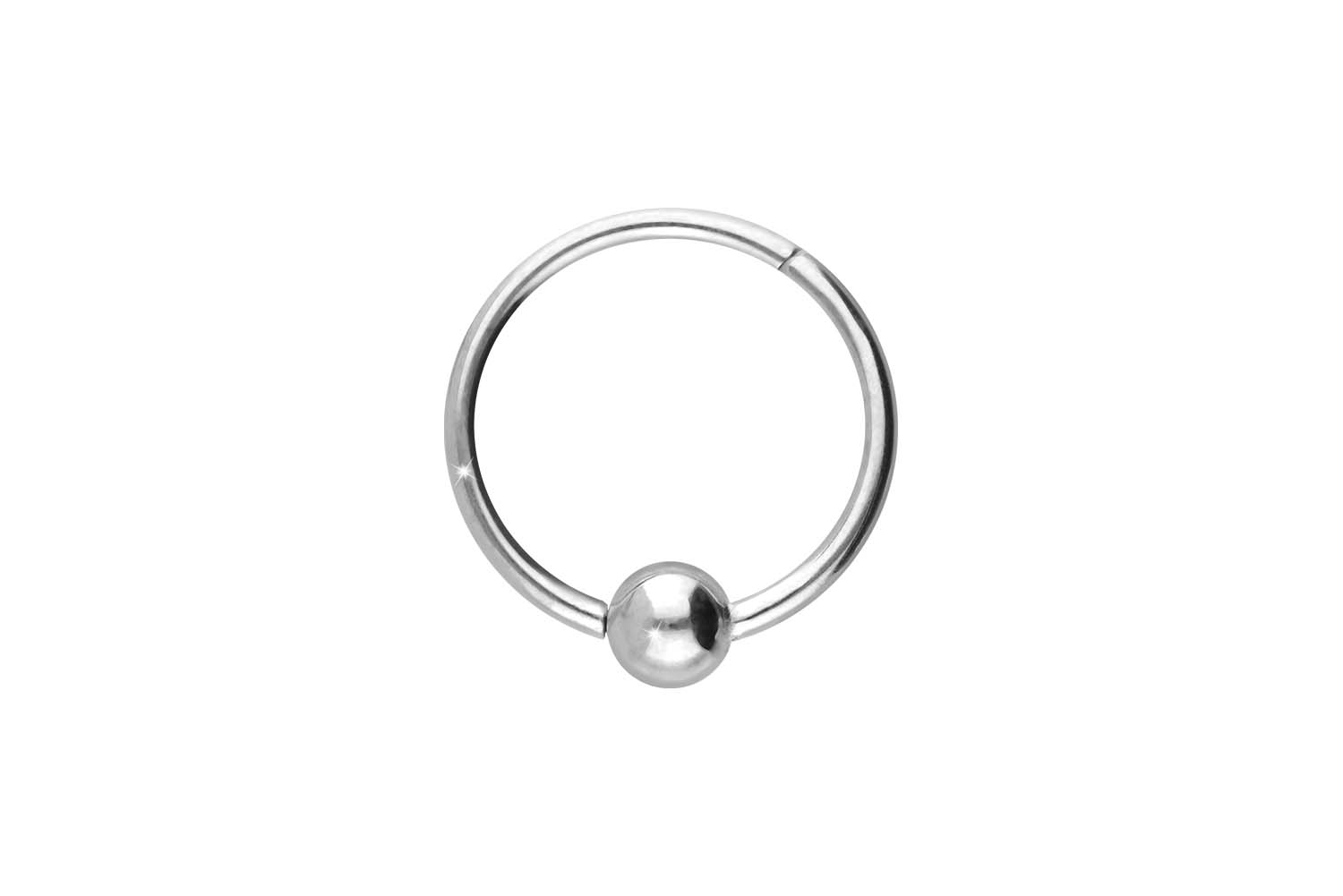 Titan Segmentring Clicker Piercing KUGEL ++SALE++